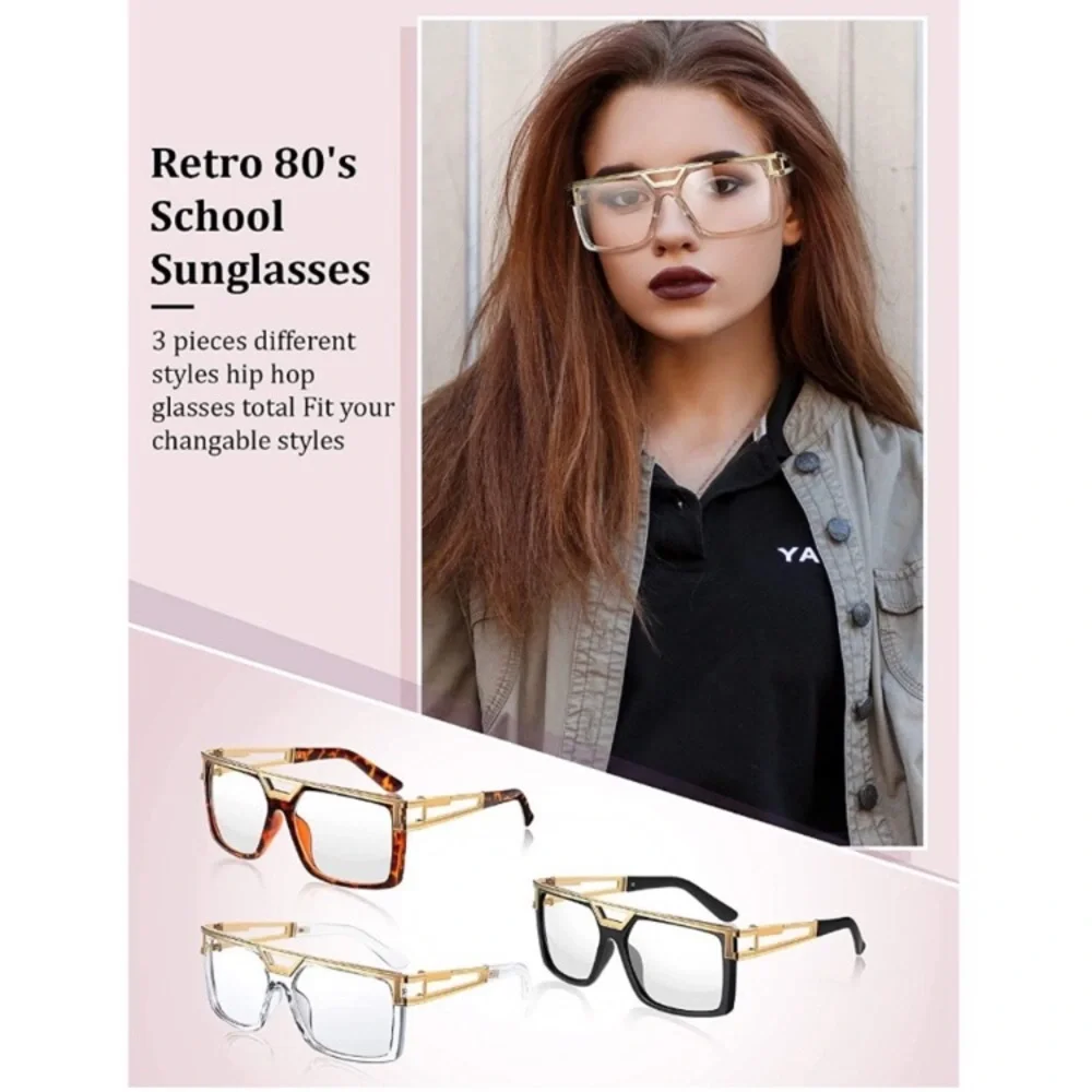 TRENDY VINTAGE RETRO 80’s 90’s GLASSES BUNDLE *NEW